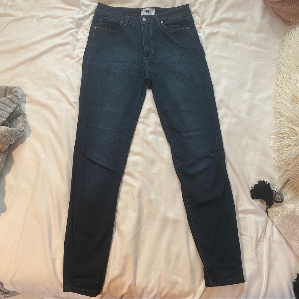 Paige High Waisted Hoxton Ultra Skinny Jeans